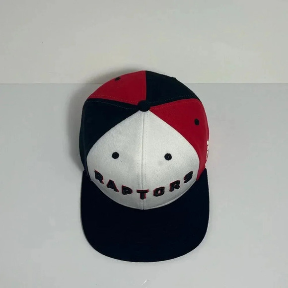 Adidas NBA Toronto Raptors Snapback Hat Wool Blend White Red Black Embroidered - Picture 6 of 9